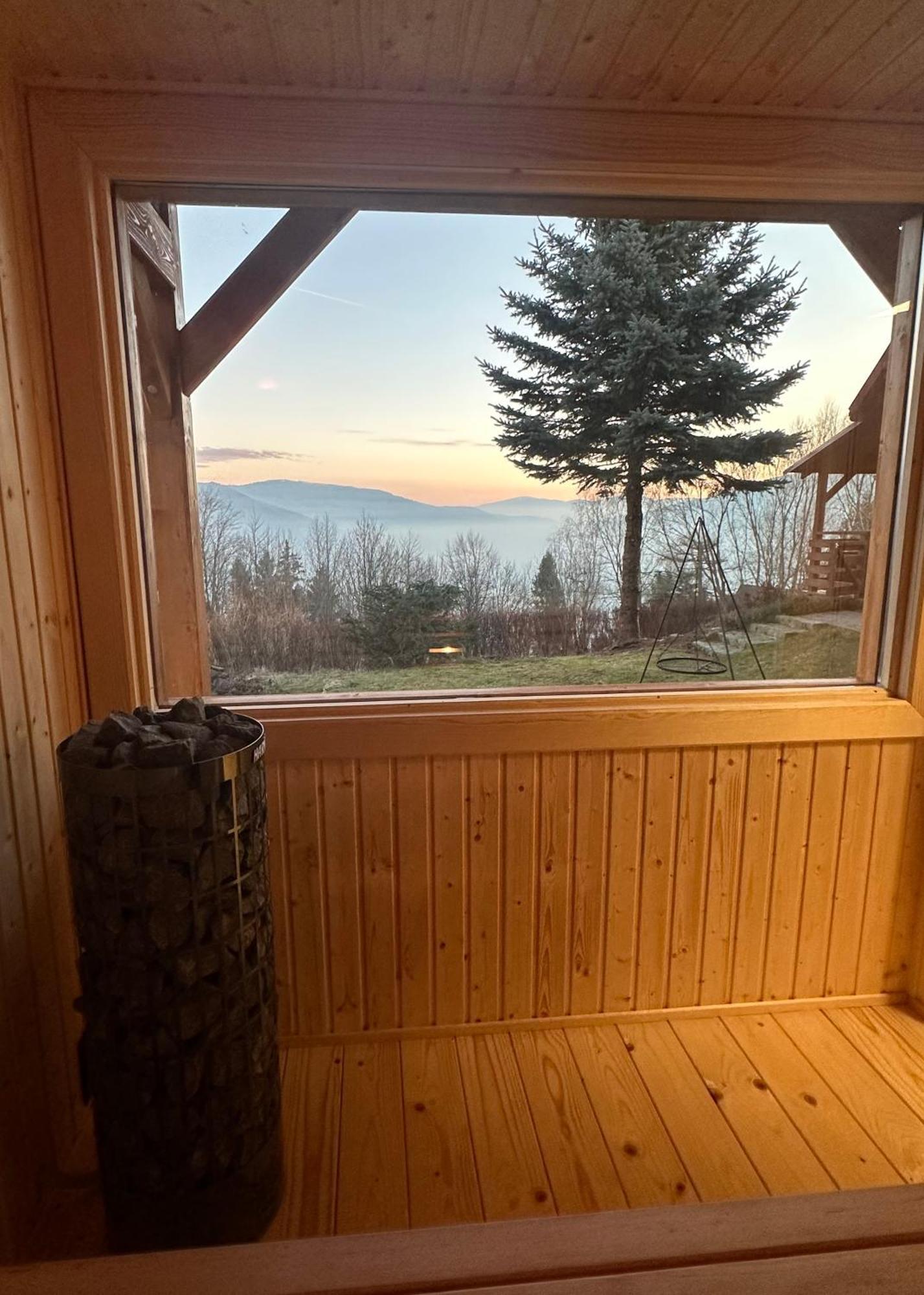 Domek Na Hrobaczej - Jacuzzi&Sauna Międzybrodzie Bialskie Exteriér fotografie
